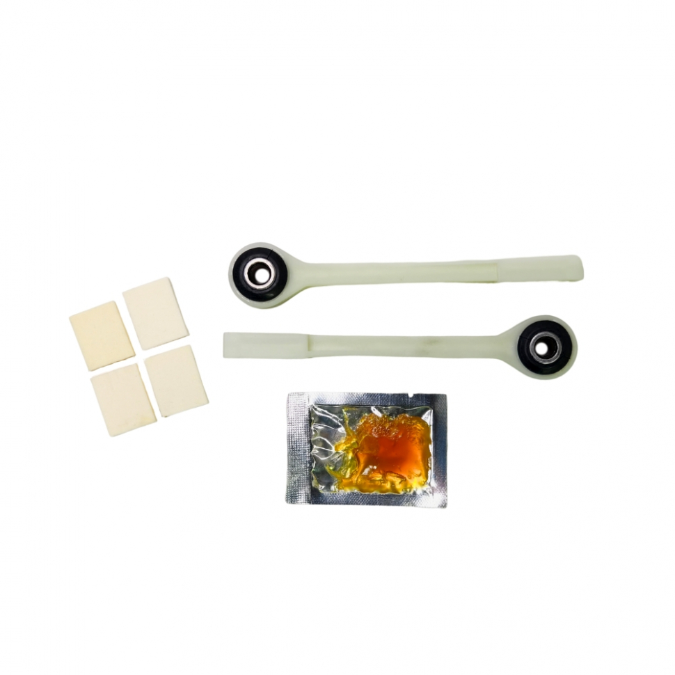 Набор 2 шт Ремкомплект амортизаторов, 80-110N, L150мм, D8мм, комплект 2шт + 4 вкладыша, 2 поршня и 1 пакетик демпферной смазки, Bosch, Siemens, (673541), KMSP673541 Набор 2 шт Ремкомплект амортизаторов, 80-110N, L150мм, D8мм, комплект 2шт + 4 вкладыша, 2 поршня и 1 пакетик демпферной смазки, Bosch, Siemens, (673541), KMSP673541