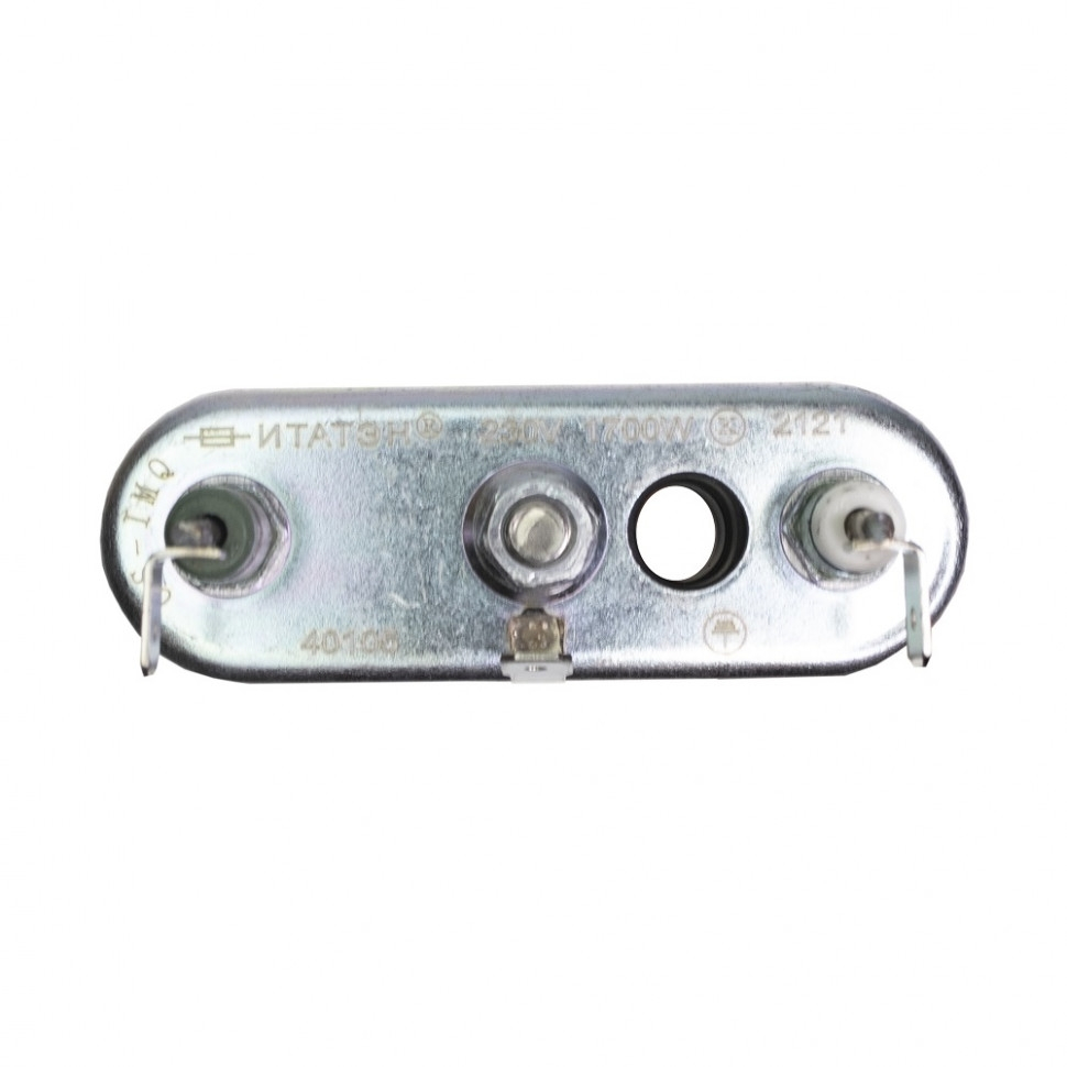 Комплект ТЭН 1700W для стиральной машины Ariston, Indesit WIUN WISL с отверстием под датчик L169мм + фильтр + засыпка, K46105