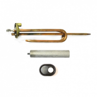 Комплект ТЭН 1,5кВт (1500Вт) RCA для водонагревателя Ariston + прокладка + анод, 20025K