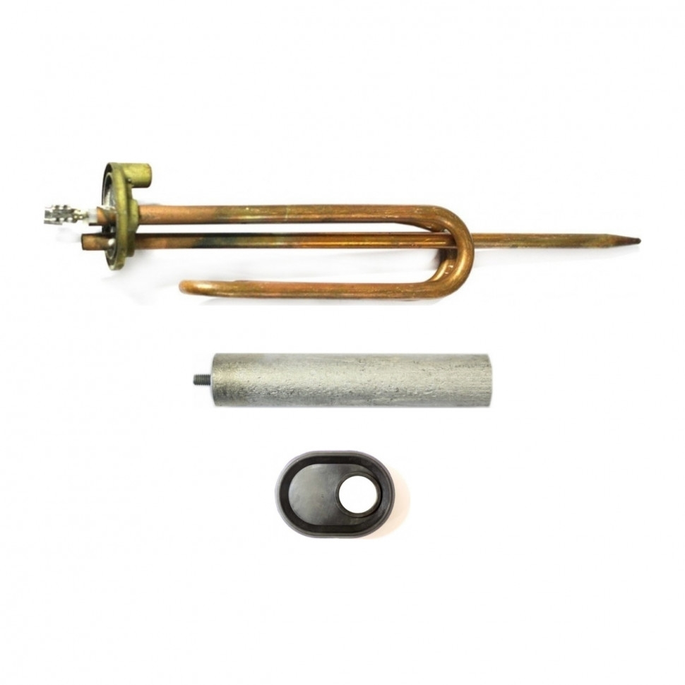 Комплект ТЭН 1,5кВт (1500Вт) RCA для водонагревателя Ariston + прокладка + анод, 20025K