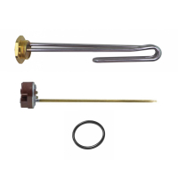 ТЭН 4,0кВт (4000Вт) RCT, резьбовой 42 мм для Ariston, De Luxe, Real, Thermex, под анод М6, P40340