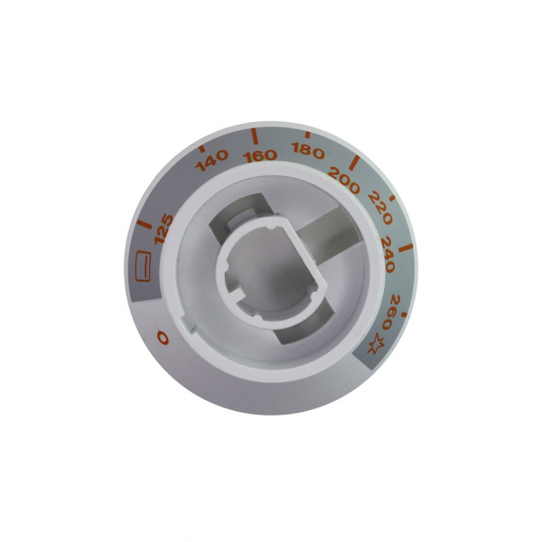 Набор 2 шт Ручка переключения режимов духовки белая, KMC00101667