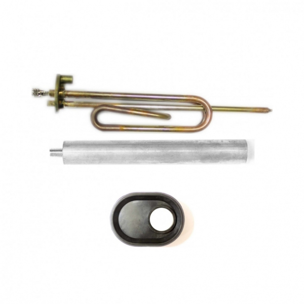 Комплект ТЭН 2кВт (2000Вт) RCA для водонагревателя Ariston ABS, SGHP + прокладка+ анод, 10036K