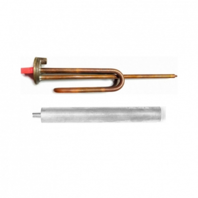 Комплект ТЭН 1,2кВт (1200Вт) RCF для водонагревателя Thermex, Garanterm + анод, R184279K1