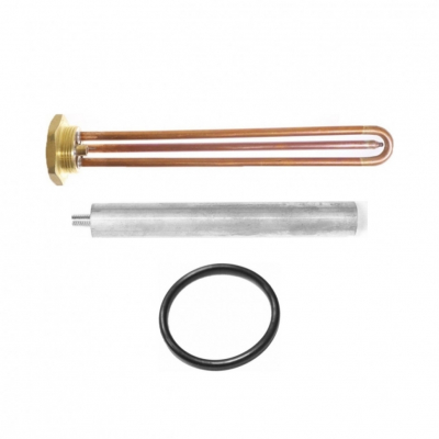 Комплект ТЭН 1,2кВт (1200Вт) RDT, резьбовой 42мм для Ariston, De Luxe, Real, Thermex + прокладка + анод, 30290K1