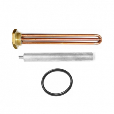 Комплект ТЭН 1,5кВт (1500Вт) RDT, резьбовой 42мм для Ariston, De Luxe, Real, Thermex + прокладка + анод, 30291K1
