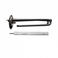 Комплект ТЭН 2кВт (2000Вт) RF для водонагревателя, фланец 73мм + анод, П1500K